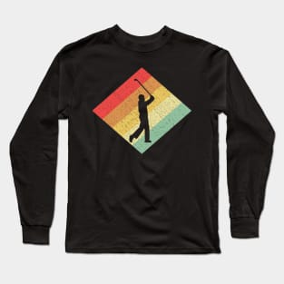 Retro Vintage 80s Golfing Gift For Golfers Long Sleeve T-Shirt